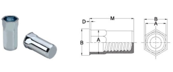 semi hex insert nuts supplier India