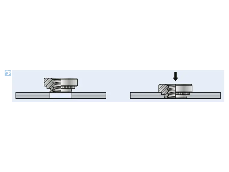 Self-clinching nuts S SS CLS CLSS SP CLA